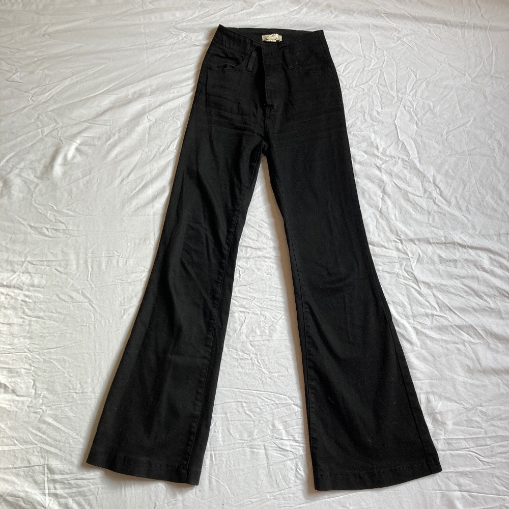 Altar'd State Black High Rise Flare Jeans